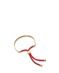 Monica Vinader | Orange Luck Fiji Bracelet | Lyst