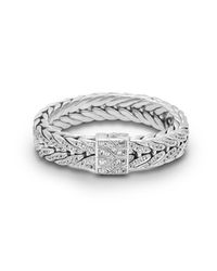 John Hardy | Metallic Extra-Large Studded Rectangular Bracelet for Men | Lyst