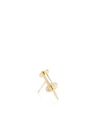 Lauren Klassen | Metallic Single Pushpin Earring With Diamonds | Lyst