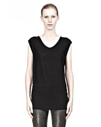 Alexander Wang | Gray Slub Classic Muscle Tee | Lyst