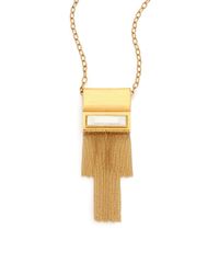 Stephanie Kantis | Metallic Waterfall Tassel Pendant | Lyst