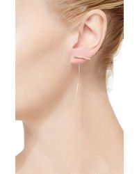 Hirotaka | Metallic Arrow Earring With Diamond Antelope Horn | Lyst