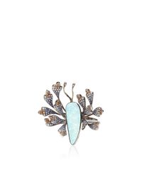 Wendy Yue | Blue One Of A Kind Opal Butterfly Ring | Lyst