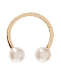 Sophie Bille Brahe | Metallic Emma Deux Pearl Ear Cuff | Lyst