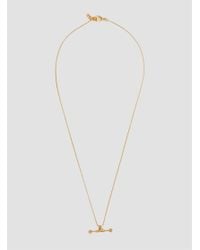 A Peace Treaty | Metallic Geri T-bar Pendant Gold Plated Brass | Lyst