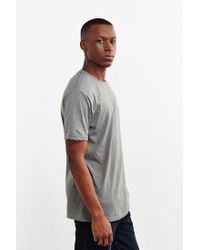 Urban Outfitters Cotton La Lakers Vintage Logo Tee In Light Grey Yellow For Men Lyst