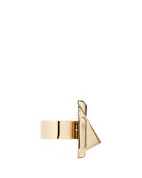 Iosselliani | Metallic Decò Crystal Ring | Lyst