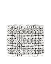 Philippe Audibert | Metallic 'neva' Flower Bead Cuff Bracelet | Lyst