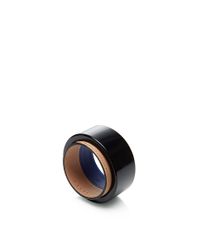 Marni | Black Colorblocked Leather Bracelet | Lyst