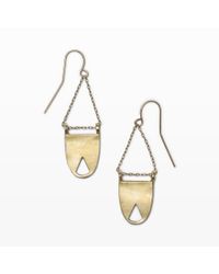 Club Monaco | Metallic Ild Moon Earrings | Lyst