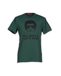 Joe Rivetto Cotton T-shirt in Green for Men | Lyst
