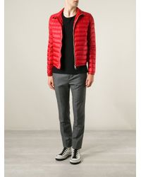 Moncler 'Daniel' Padded Jacket in Red for Men - Lyst