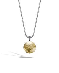 John Hardy | Metallic Dot Medium Round Enhancer | Lyst
