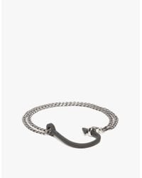 Miansai | Gray Noir Hook On Chain for Men | Lyst