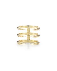 Mizuki | Metallic Icicle Slice Ring | Lyst