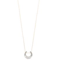Ginette NY | Metallic Tiny Diamond Masai On Chain | Lyst