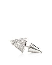 Eddie Borgo | Gray Pavã Crystal Cone Stud Earrings | Lyst