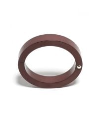 Lizzie Fortunato | Purple Circle Cuff In Burgundy | Lyst