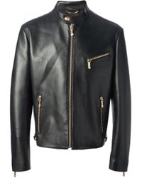 leather versace jacket classic jackets