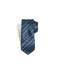Ted Baker | Blue Texup Textured Skinny Tie for Men | Lyst