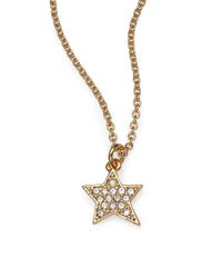 kate spade new york | Metallic Twinkle Twinkle Star Mini Pendant Necklace | Lyst