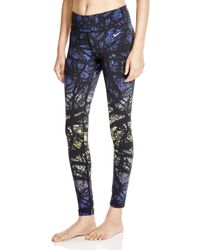 Nike | Blue Pro Hypercool Reflect Capri Leggings | Lyst