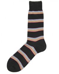 Paul Smith Black Block Stripe Socks for men