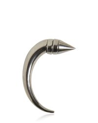Givenchy | Gray Large Cone Shark Brass Mono Earring | Lyst