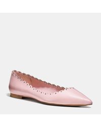 coach jill flats