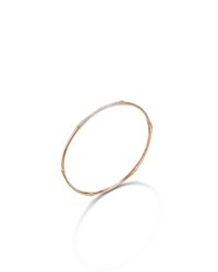 John Hardy | Metallic Bamboo Slim Station Bangle | Lyst