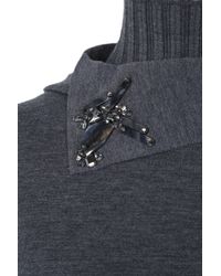 Dorothee Schumacher - Gray Cutting Edge Pullover Turtle 1/1 - Lyst