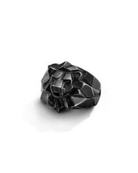 John Hardy | Black Lion Head Ring for Men | Lyst