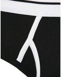 White briefs with colored trim Clearance