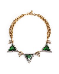 Lulu Frost - Green *new* Holiday Leaf Deco Necklace - Lyst