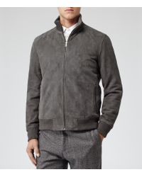 dark grey suede jacket