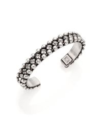 DANNIJO | Metallic Doris Crystal & Chain Cuff Bracelet | Lyst