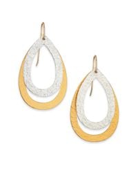 Stephanie Kantis | Metallic Paris Double Teardrop Earrings | Lyst