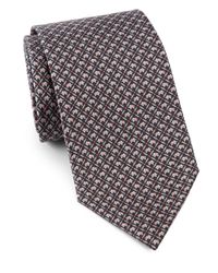 Ferragamo | Black Mini Elephant Silk Tie for Men | Lyst
