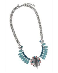 Rebecca Minkoff | Blue Cluster Statement Necklace | Lyst