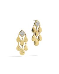 John Hardy | Metallic Classic Chain Small Chandelier Earrings | Lyst