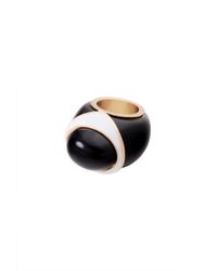 Trina Turk | White Resin Statement Ring | Lyst