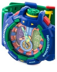 multi coloured g shock watch