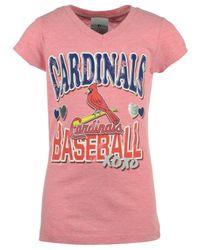 pink st louis cardinals shirt