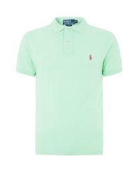 mint green ralph lauren t shirt