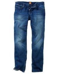 BOSS Orange Blue Regular Fit Jeans 'Orange25 Voice' for men