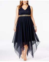 betsy and adam plus size evening gowns