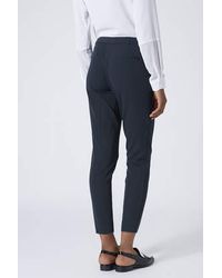 womens navy cigarette trousers