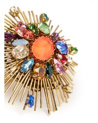 Erickson Beamon | Multicolor 'telepathic' Crystal Firework Ring | Lyst