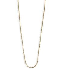 Ippolita | Metallic 18k Yellow Gold Thin Charm Chain/18 | Lyst