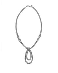 John Hardy | Metallic Classic Chain Double Drop Pendant | Lyst